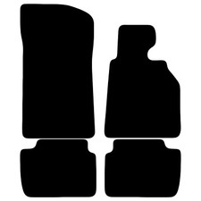 FITS BMW 3 SERIES E46 SALOON (4 DOOR) 1998 TO 2007 TAILORED BLACK CAR FLOOR MATS