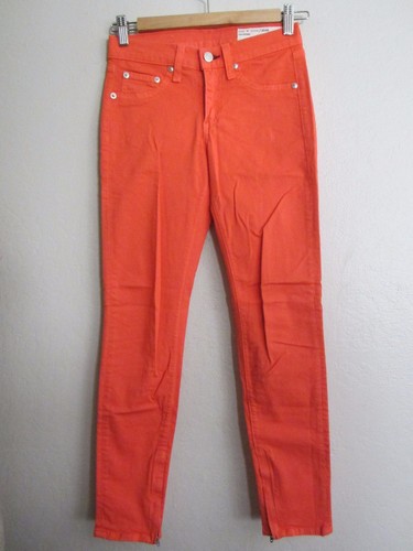 Intermix Coral Zipper Capri Jeans 24 