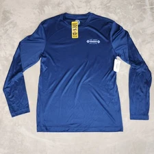 Lake Havasu Arizona Rash Guard Shirt Mens M Blue UPF 50 Swim Surf Paddleboard