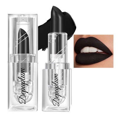 Halloween Black Lipstick Matte Body Painting Stick for Women Waterproof Long ...