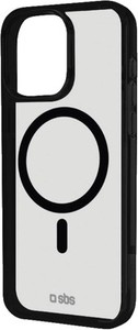 SBS Hülle Back Cover Mag Frame Case for iPhone 16 ProSchwarz Induktiv L. B Ware