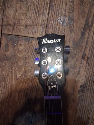 Maestro by Gibson Full Size Acoustic Guitar MA41BKCH Black | eBay