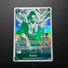 Shanks OP14-027 Alt Art 4th Anniversary Treasure Campaign - One Piece TCG