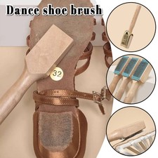 Shoes Brushes Wood Handles Latin Ballroom Dance Shoes Suede Sole Cleaner Tool
