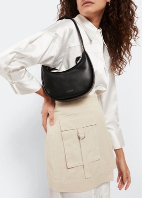 NEOUS Lacerta Mini Shoulder Bag Leather White Compact Crossbody Authentic