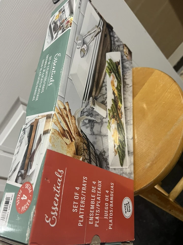 Essentials set of 4 Platters And Trays - Image 4 of 4