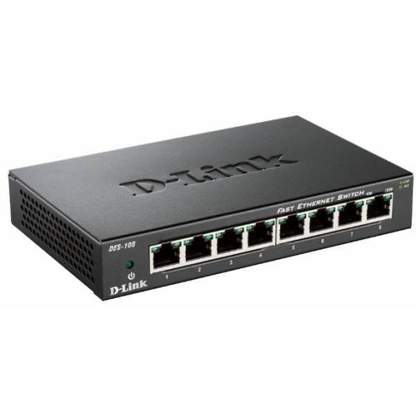 8 port fast ethernet nero - Immagine 5