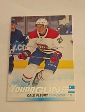 2019-20 Upper Deck Young Guns SP Cale Fleury RC Canadians Seattle Kraken