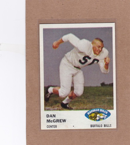 Dan McGrew #140 1961 Fleer card