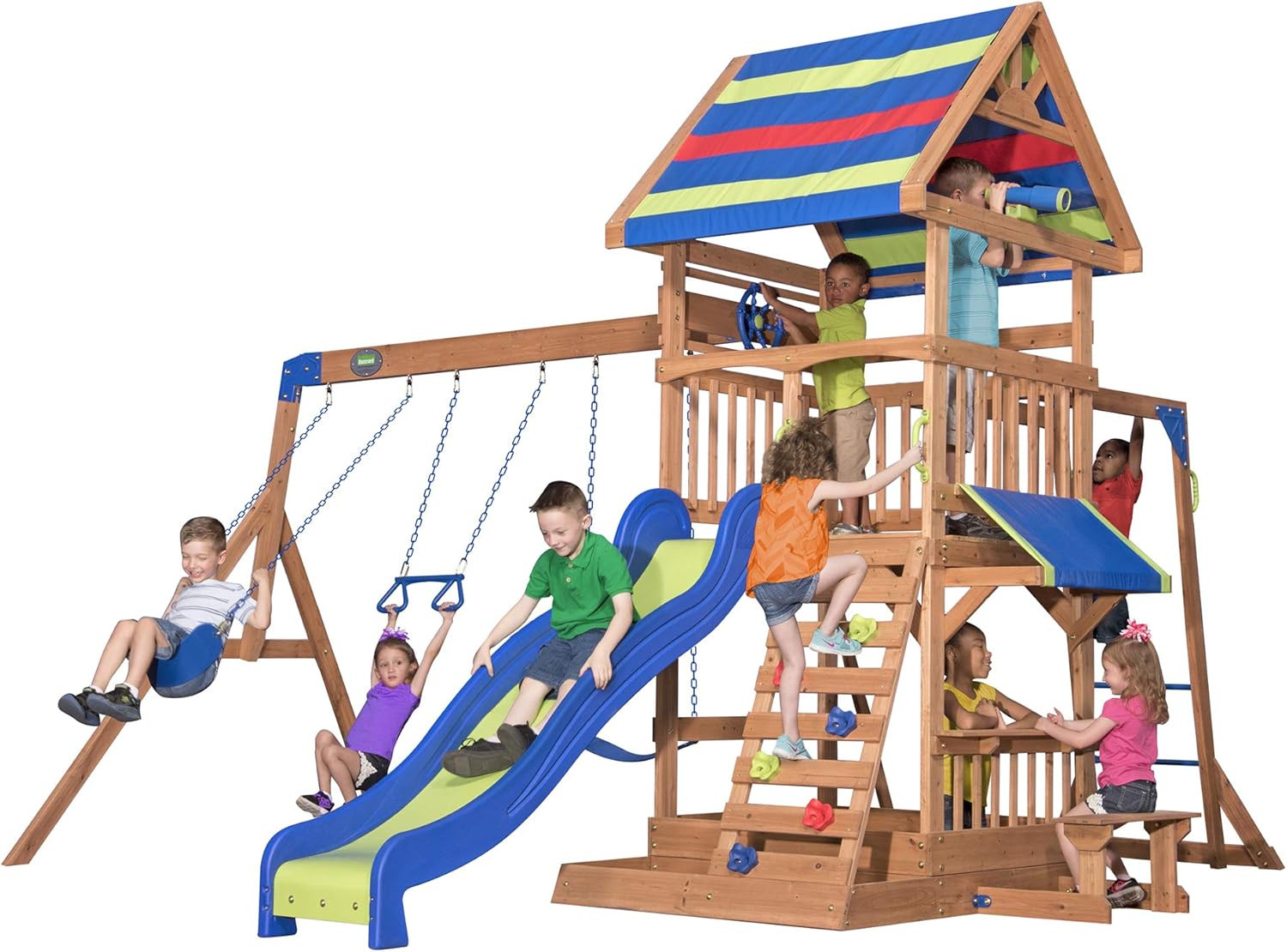 With Slide, Monkey Bars & Picnic Area