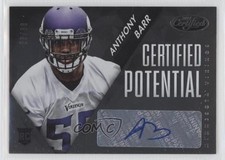 2014 Certified Potential Mirror Signatures /99 Anthony Barr #P-AB Auto 11sh
