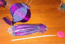 2pc/8.5 AUTHENTIC VIETNAMESE SILK LANTERN Garlic Umbrella