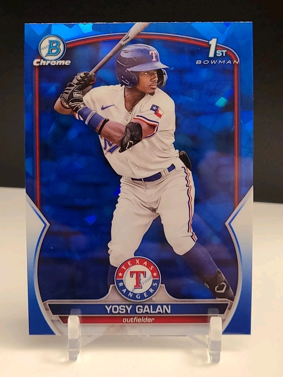 2023 Bowman Chrome - Prospects Yosy Galan Sapphire #BCP-221 1st Bowman RC