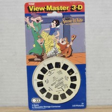 View Master 3-D Disney Snow White The Seven Dwarfs Vtg 1993 Tyco 3-Reels New