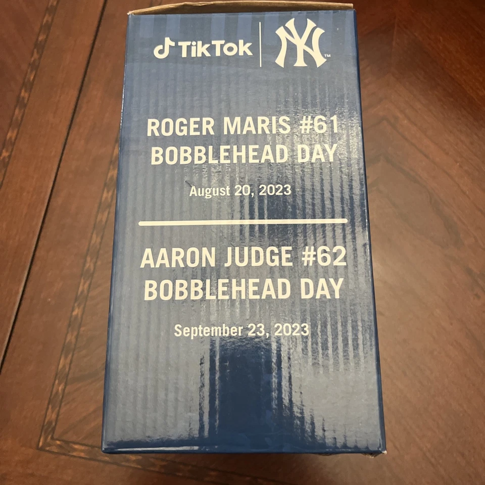 Bobblehead Roger Maris New York Yankees MLB 2023 SGA NUEVO EN CAJA 61 Foto 4 de 4