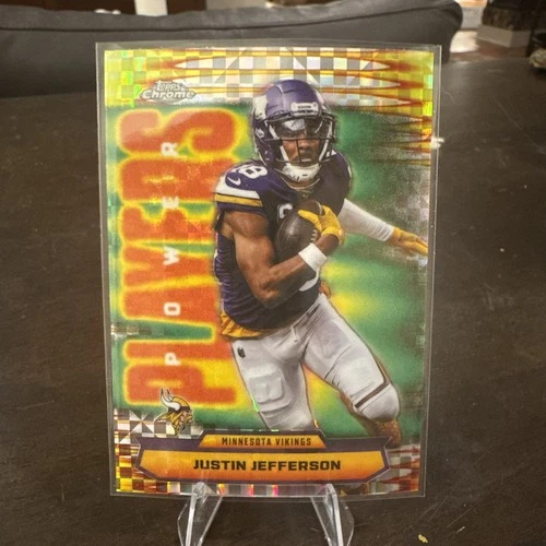2025 Topps Chrome Justin Jefferson Base (RAW)