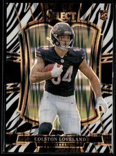 2025 Panini Select Zebra Colston Loveland Rookie Bears #172