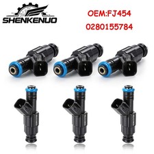 Set Of 6 Fuel Injectors For 1999-2004 Jeep Wrangler Tj 4.0l L6 Fj454 0280155784