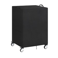 210D Oxford AV Cart Cover for Wheeled Computer Presentation Carts Black