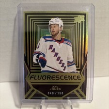 2021-22 UPPER DECK HOCKEY SERIE FLUORESCENCE YELLOW #FL-36 ZAC JONES 040/150