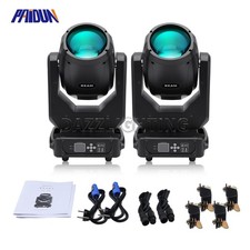 PAIDUN 2PCS 10R 260W Sharpy Beam Moving Head Spot Light RGBW Gobo DJ Disco Party
