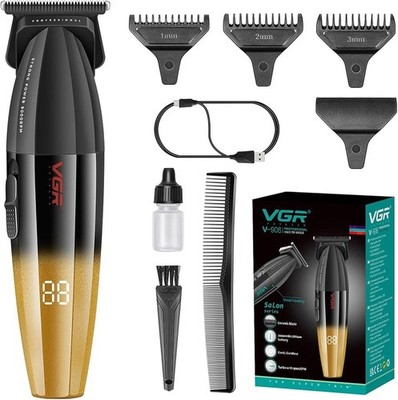 VGR 906 Professional Hair Trimmer, 9000rpm Zero Gapped Beard Trimmer