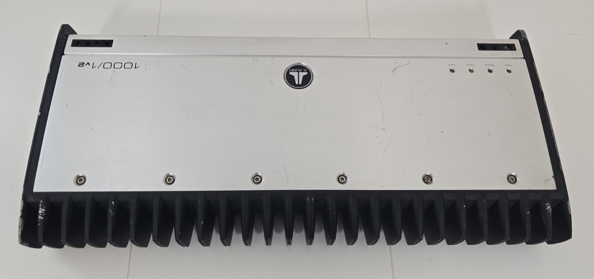 JL Audio 1000/1v2 Mono Car Audio Amplifier 1000W RMS Silver Hi End 