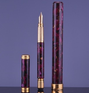 SUPERB WATERMAN IDEAL GALALITHE LADY AGATHE FOUNTAIN PEN CHATELAINE CASE 18K NIB