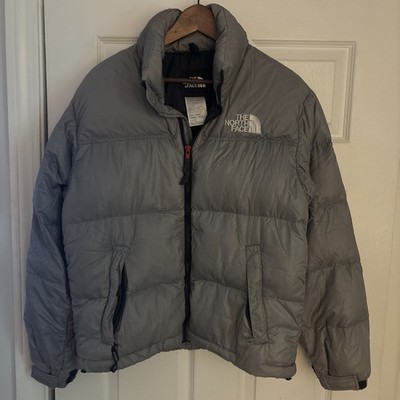 Vintage The North Face Nuptse 700 Puffer Jacket Small Gray - Main Image