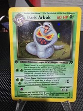 Pokémon Dark Arbok Team Rocket Holo Rare 1st Edition 2/82 60 HP English