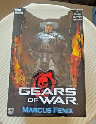 NECA Gears of War Marcus Fenix 12 Inch 30cm Figur Sound Player Select Neu OVP - Bild 1 von 4