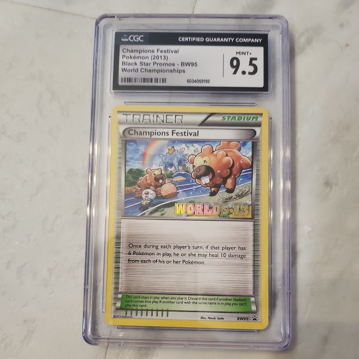 Pokemon Champions Festival BW95 World Championships 13 Black Star