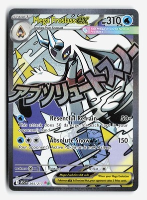 Mega Froslass ex 265/217 ME: Ascended Heroes Mega Attack Rare NM 5ban Graphics
