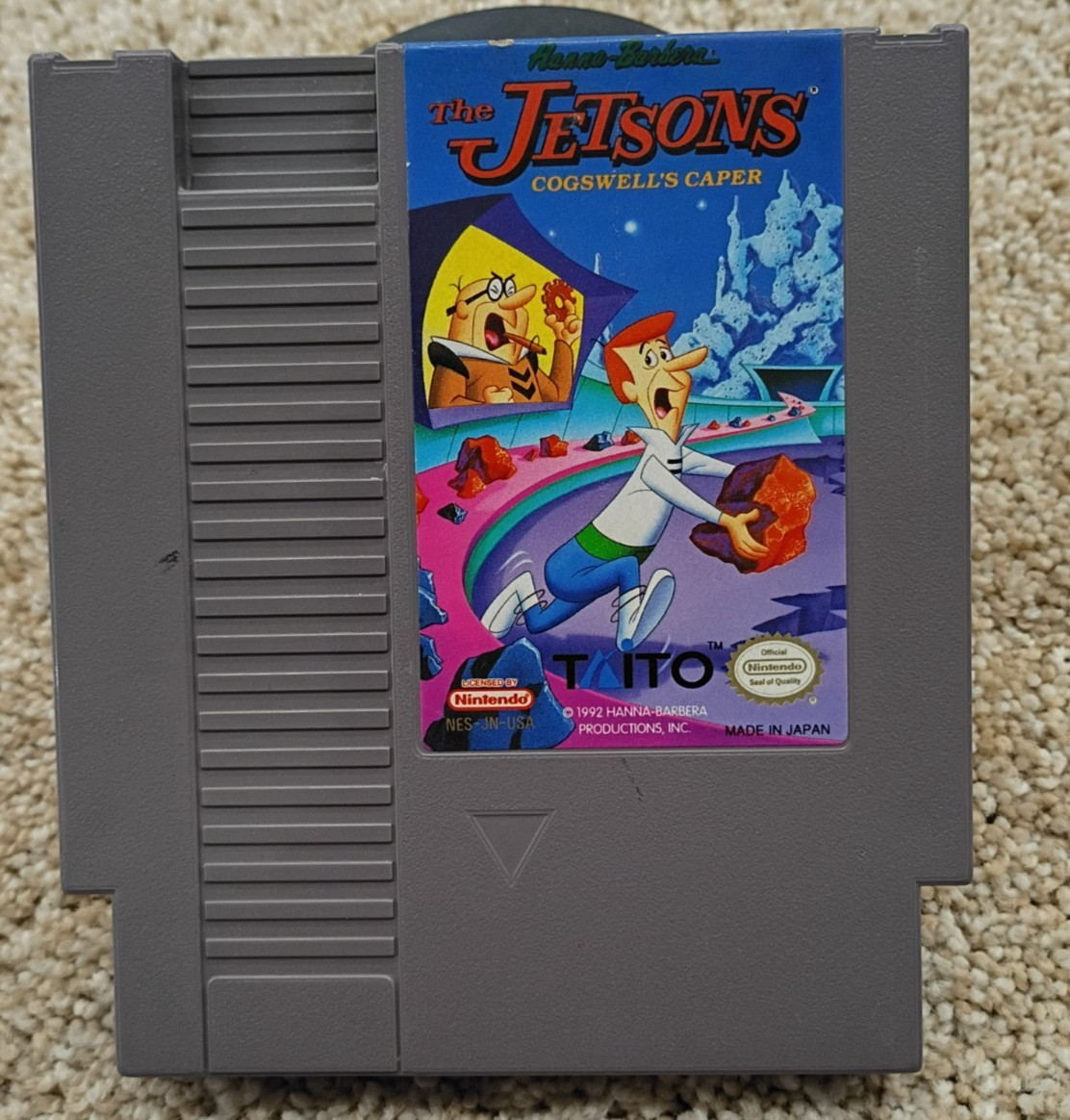 The Jetsons Cogswell's Caper Nintendo Entertainment System NES Authentic