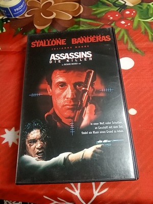 VHS Videokassette - Assassins, Die Killer - Sylvester Stallone & A. Banderas 