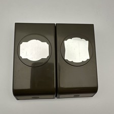 Stampin Up 2 Punches  Artiasn Label Punch,  Curly Label Punch Flat Locking