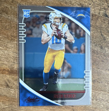 2020 Panini Absolute Football Justin Herbert #167 Rookie Los Angeles Chargers