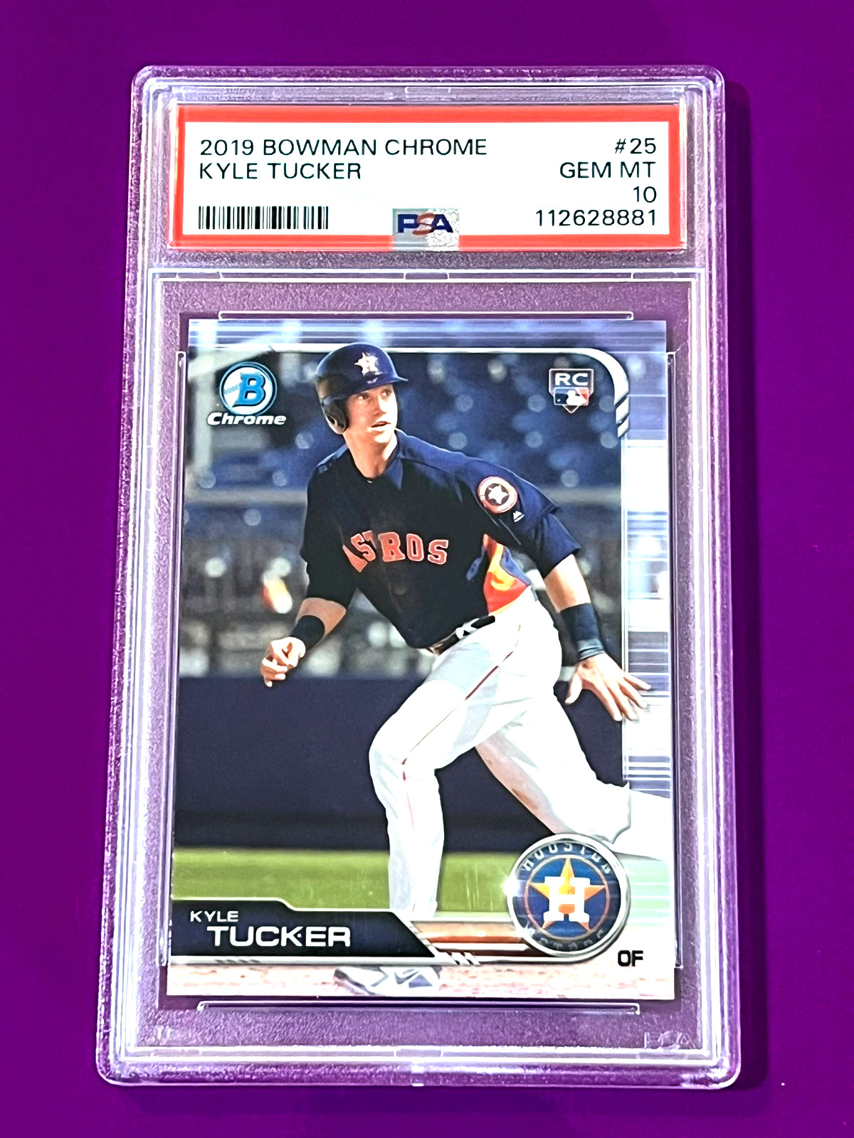2019 Bowman Chrome Kyle Tucker RC Rookie #25 PSA 10 Gem Mint Chicago Cubs
