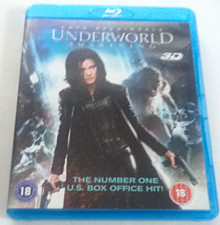 Underworld: Awakening Blu-ray 3D Movie, Certificate 18, Blu-ray Case