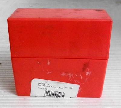 Pryor PHD10125 Goliath Punch 12.5mm Missing Numbers Zero Eight and One