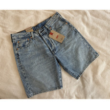 Levis 501 Original Herren Denim-Shorts blau R...