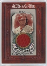 2022 Topps Allen & Ginter Mini Framed Relics Mike Trout #MFR-MT 0bg8