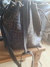 Vintage Fendi Black Shoulder Bag