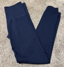 Women  s Navy Spanx Leggings Size Medium