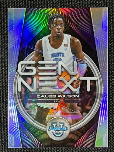 CALEB WILSON 2025-26 TOPPS BOWMAN CHROME GEN NEXT REFRACTOR #GN-9