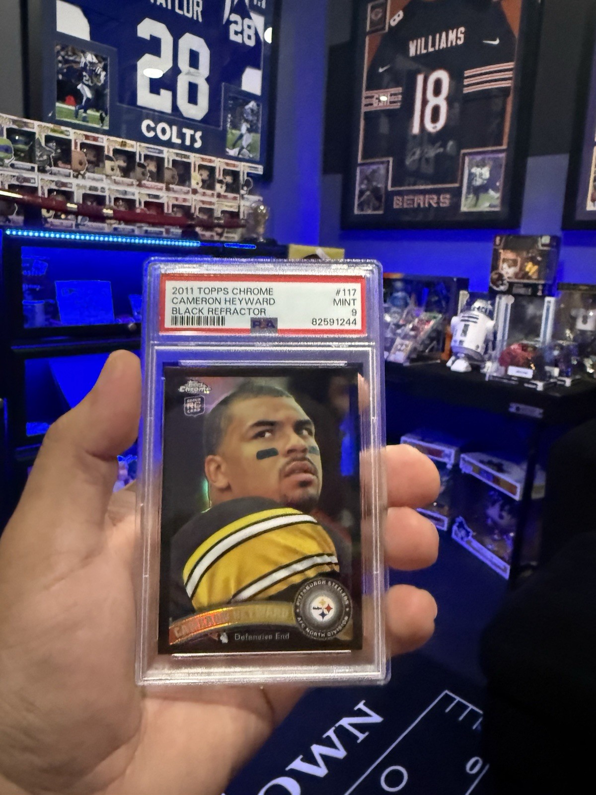 Cameron Heyward Topps Chrome #117 Black Refractor