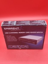 Sabrent 7 Slot USB 2.0 Internal Memory Card Reader Plus Writer NIB