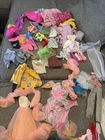 Huge lot vintage  barbie clothes shoe accessories AS IS read Lot#1