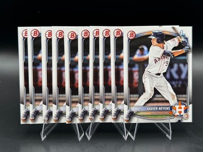 Lot (10X) 2025 Bowman Draft 1st Base Paper Xavier Neyens #BD-2 Astros