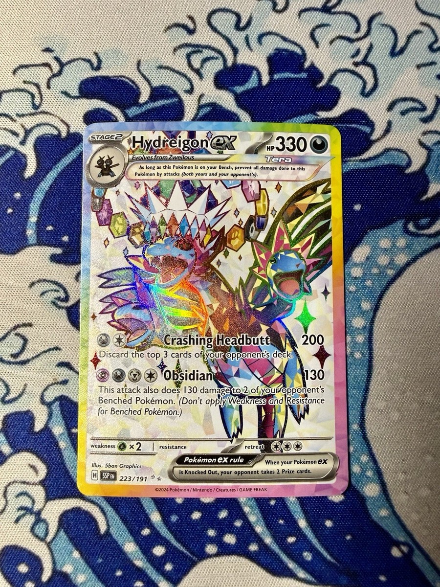 shiny hydreigon pokemon card 2025 Wht En-White Flare Ex Ultra Rare PSA 10 Colorless Shred (80) This attacks damage isnt affected by any effects on your opponents Active Pokmon Opened a Next Destinies box